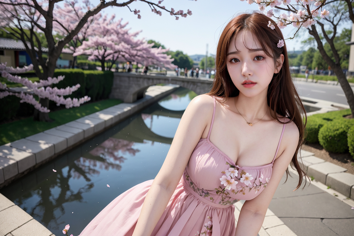 AI生成美女~春の日