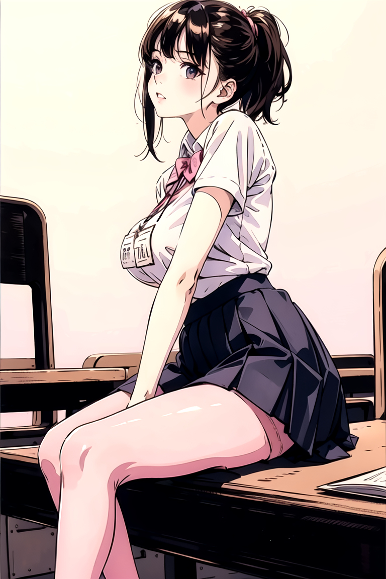 AI生成美女~As D-sitting