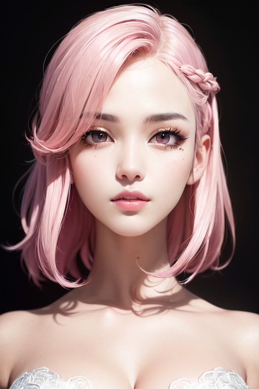 AI生成美女~AiMakeGirl-pink lady 230218