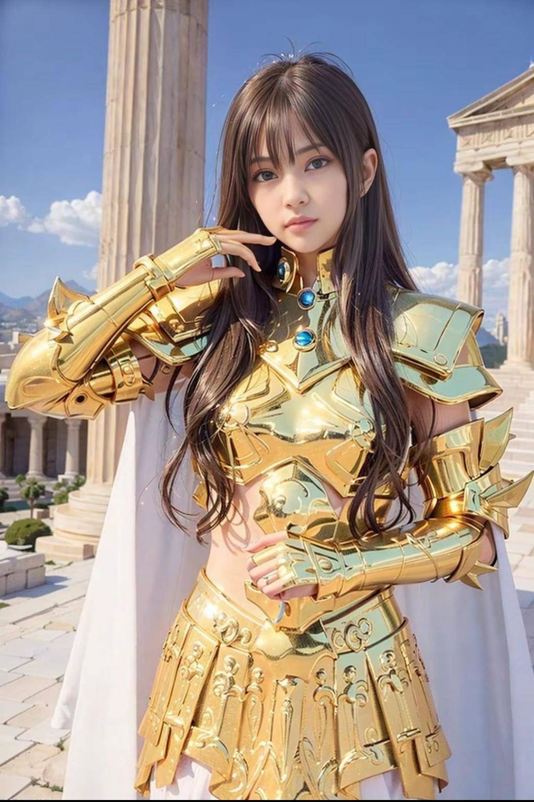AI生成 女版 黄金圣斗士