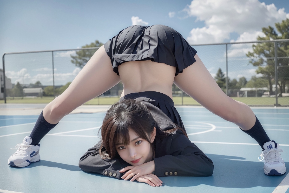 AI生成美女~Ai_DaDaDak-Ai girl Jack-O challenge（挑战翘臀趴姿）