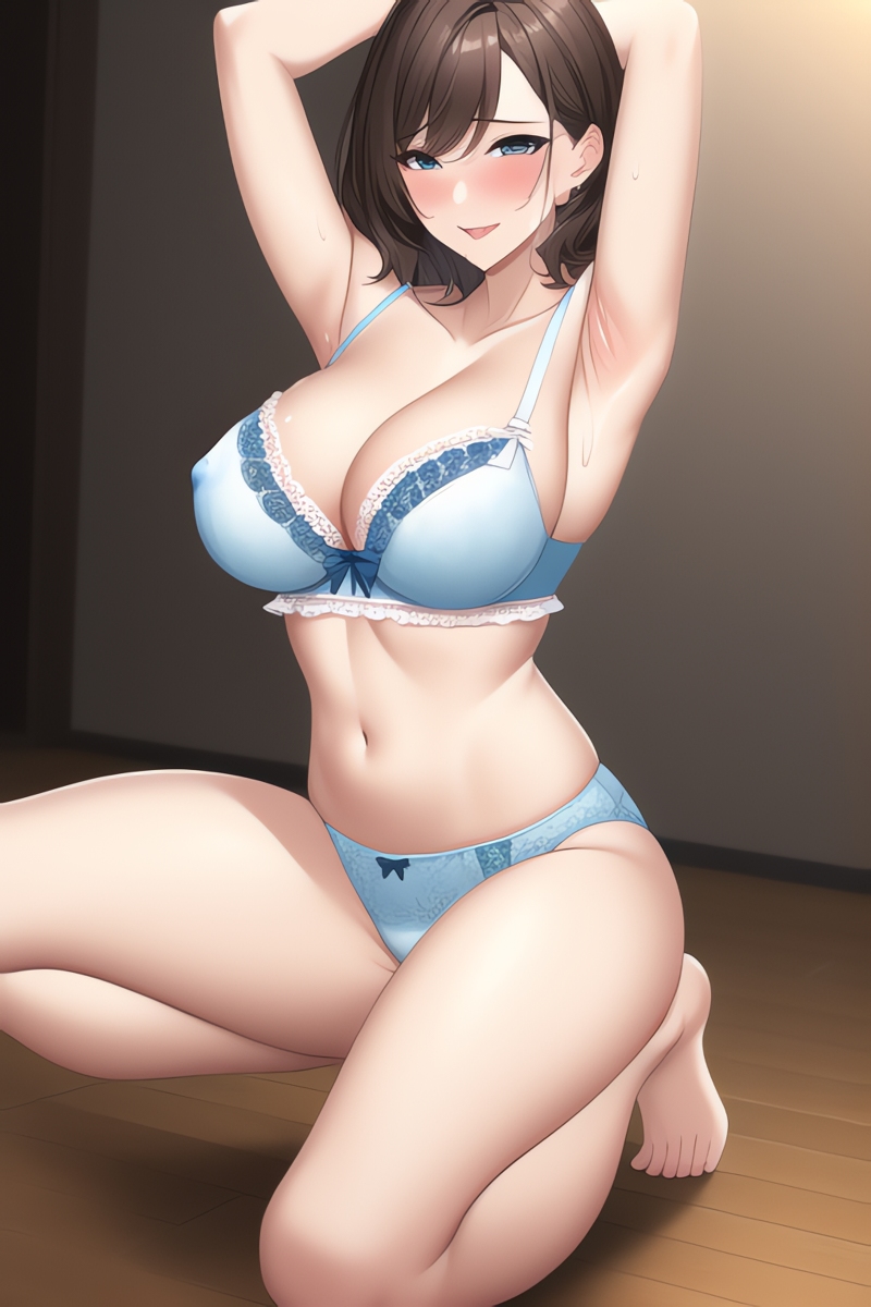 Brunette Lingerie Girls (AI Generated)