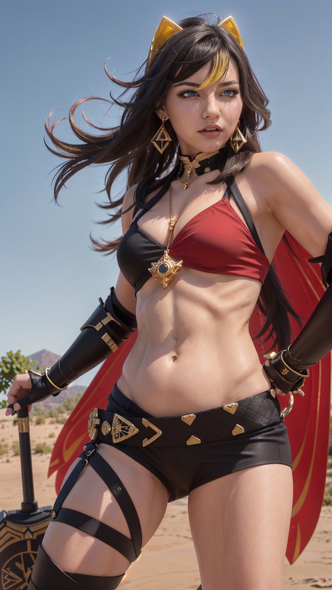 AI生成~AI_EmeraldApple-ディシア 原神（迪希雅，原神）