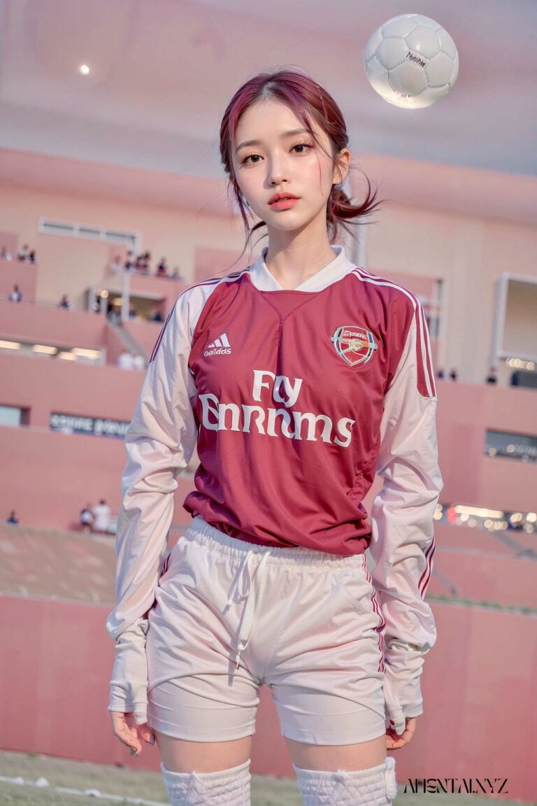 The Beauty of AI Technology Captivating AI-Generated Images of EPL Dream Girls in Football Jerseys