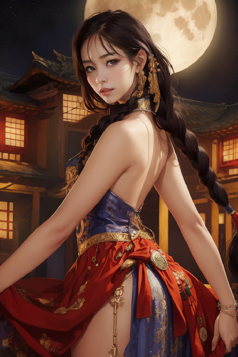Captivating Oriental Princesses in Traditional Chinese Gowns A Collection of Stunning AI-Generated Images