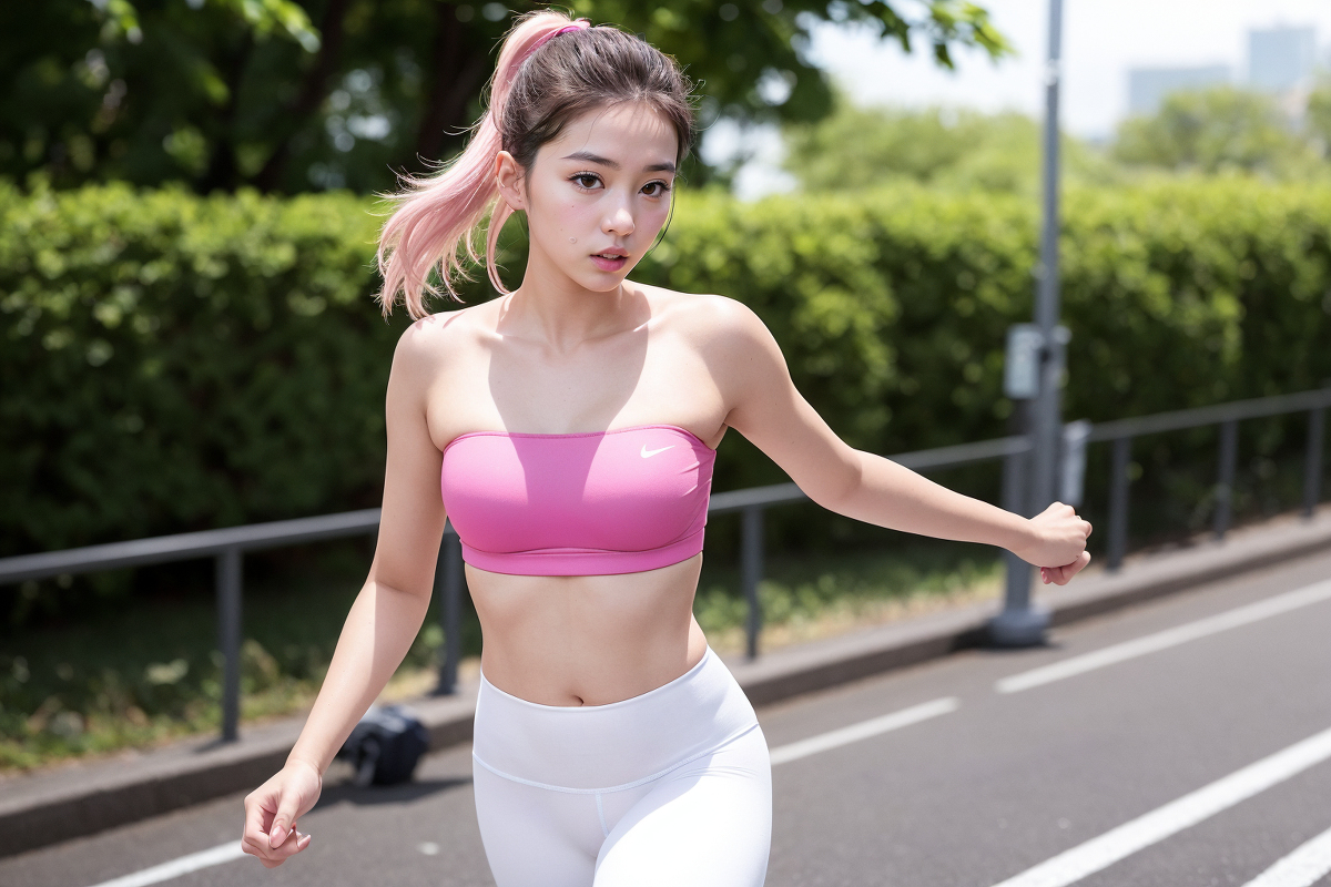 AI生成~NATSUNE_AI-走れ！（跑步！）