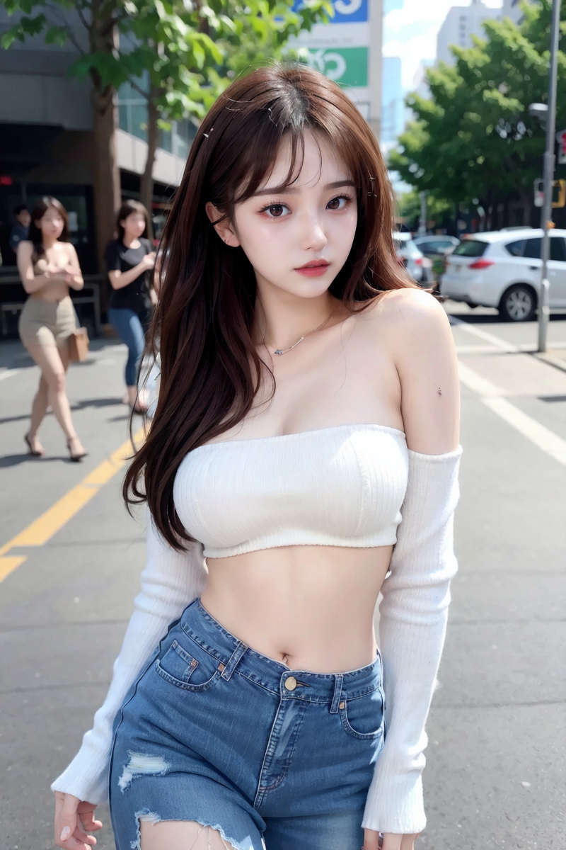 AI生成~NATSUNE_AI-ジーンズ（牛仔裤）