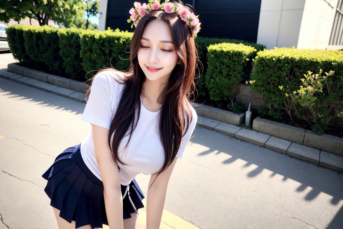 AI生成~NATSUNE_AI-花冠