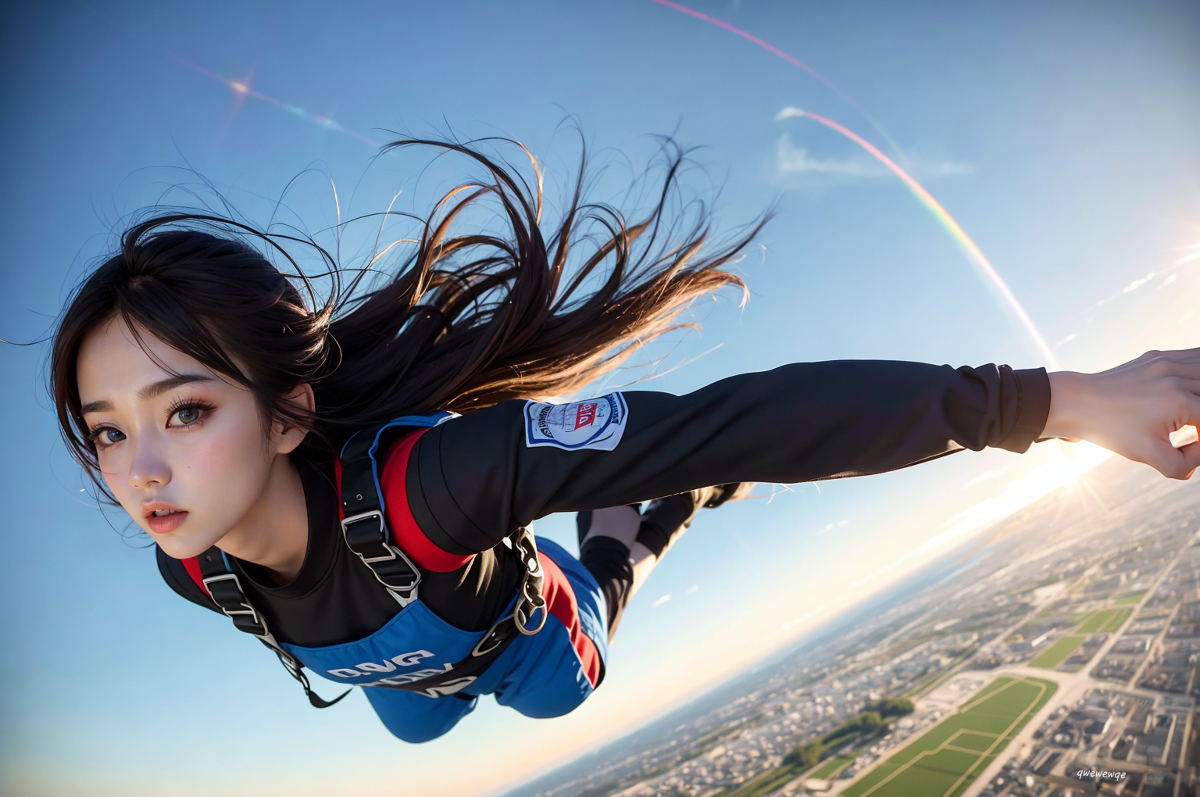 AI生成~qwewewqe-AI - skydiving / スカイダイビング