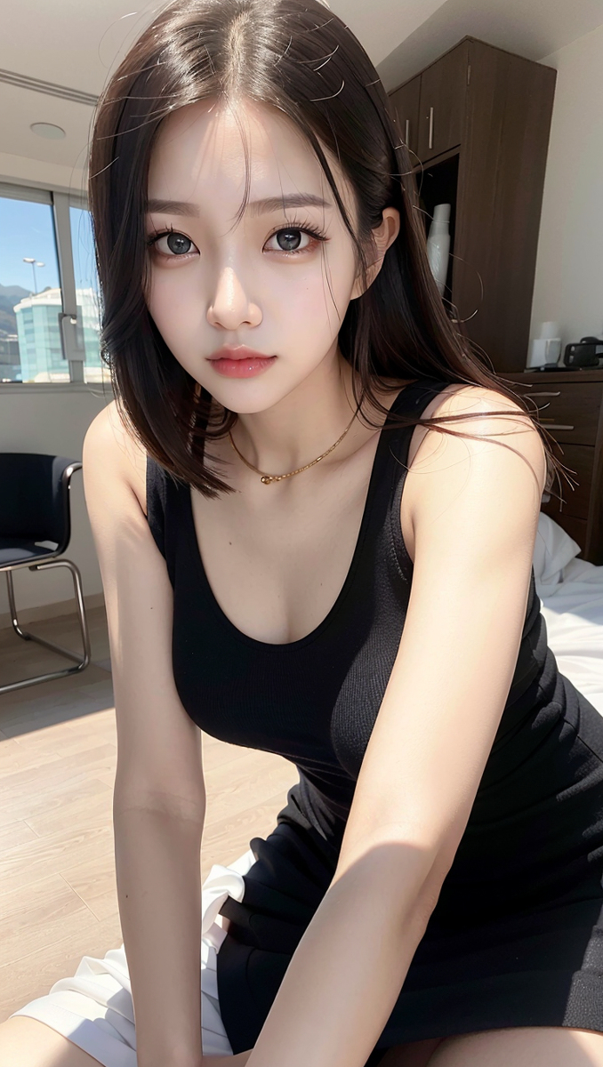 AI生成~AI FOR YOU ▶AFY-Shirt Black Skirt