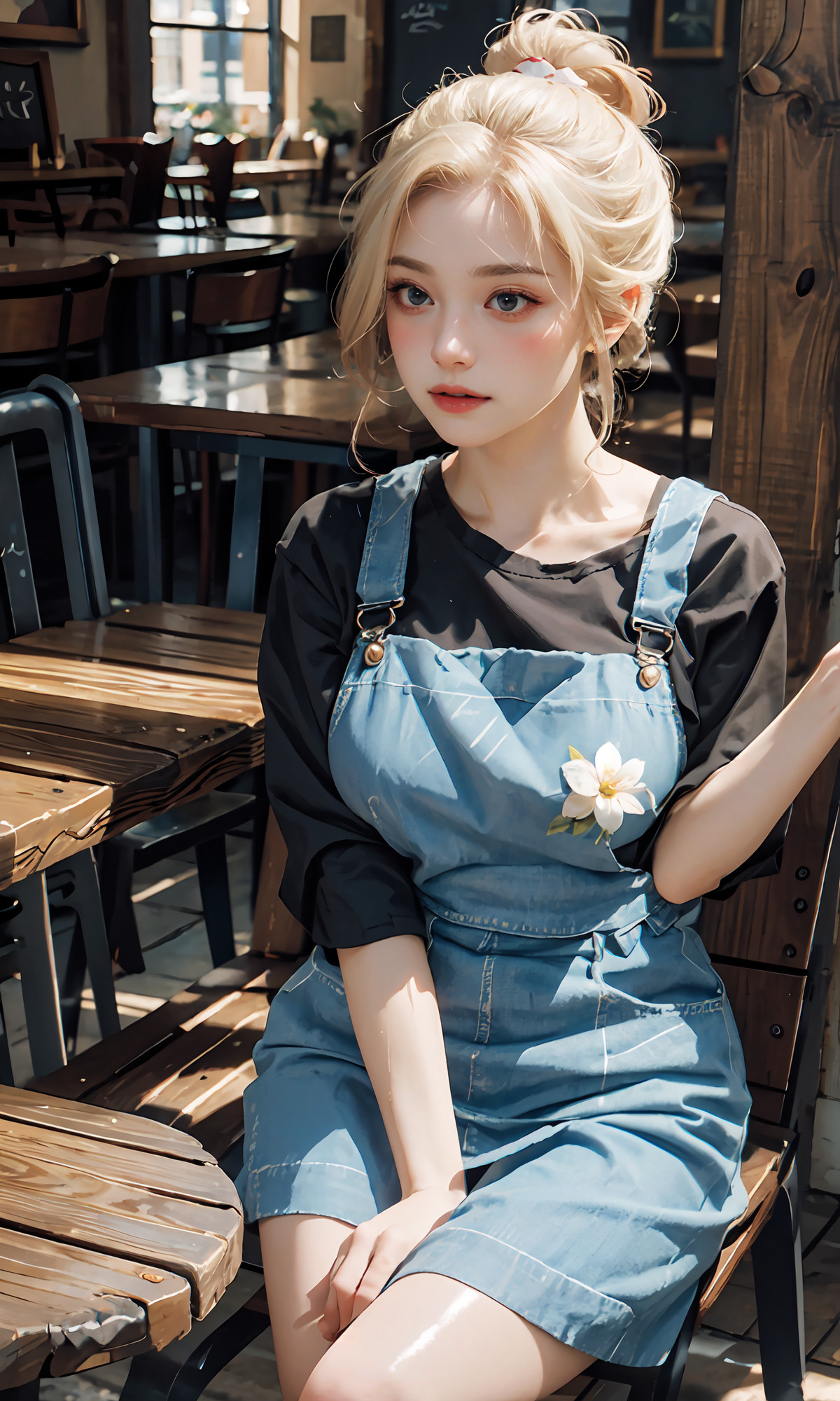 Aaliyah Illustration AI-147 ❤Serious Girl❤