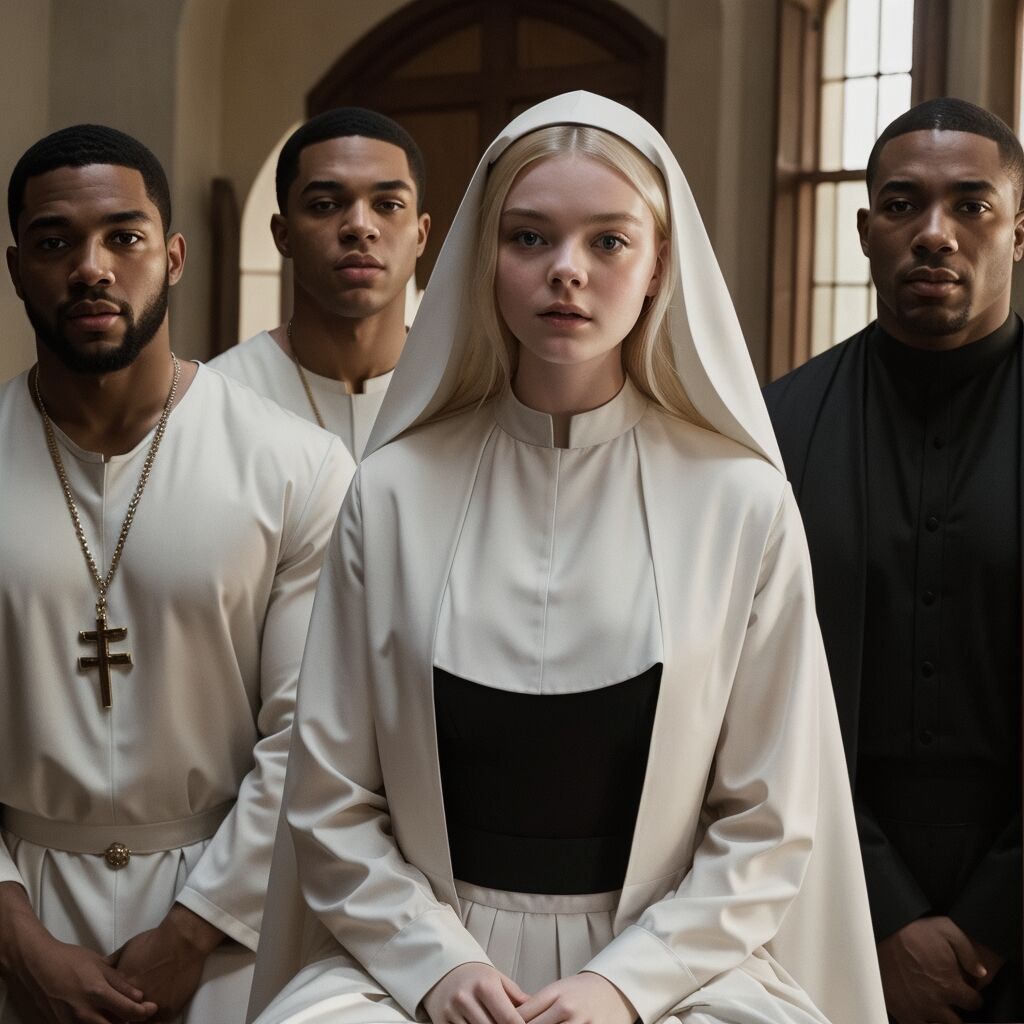 Blondie Satanic Nun [AI Generated]