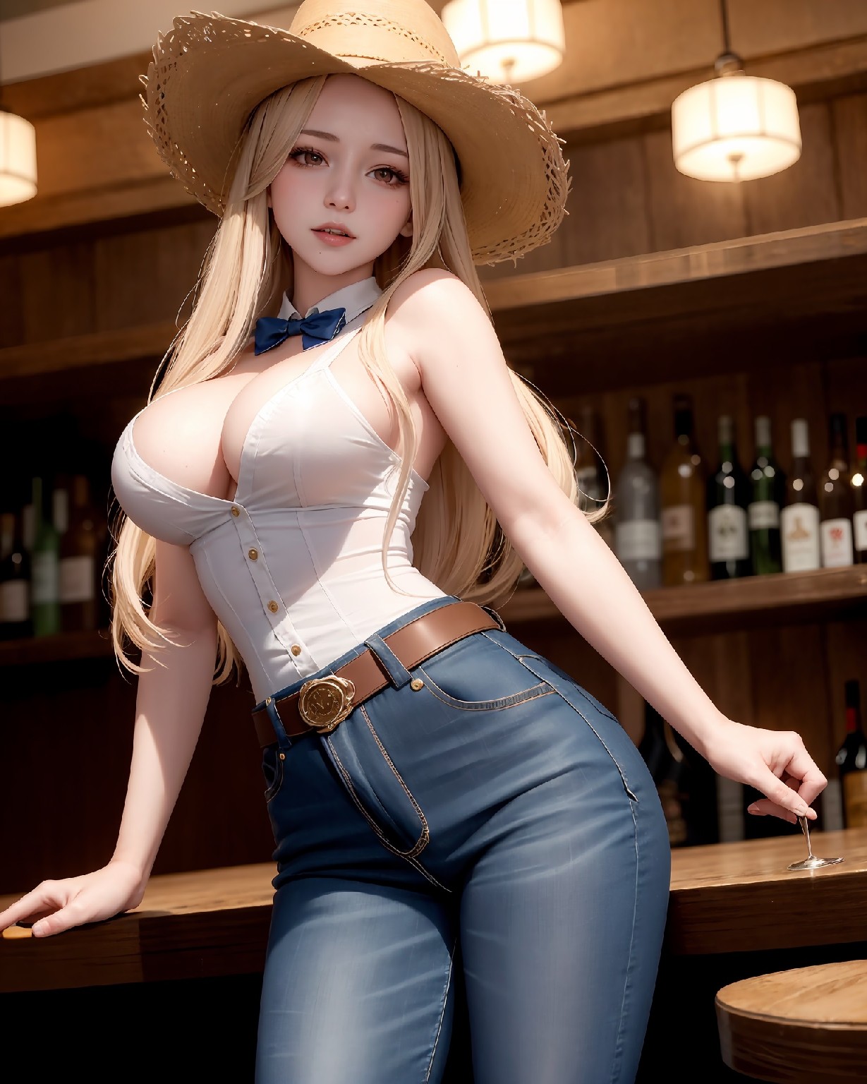 金髪デニムの乙女シリーズです