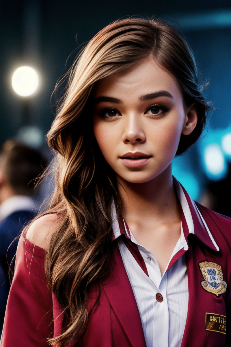 Hailee Enjoys The Night Life