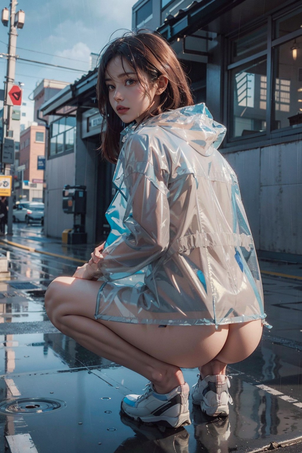 ★PATREON★ [IFRETE] See-Through Dress on Metro