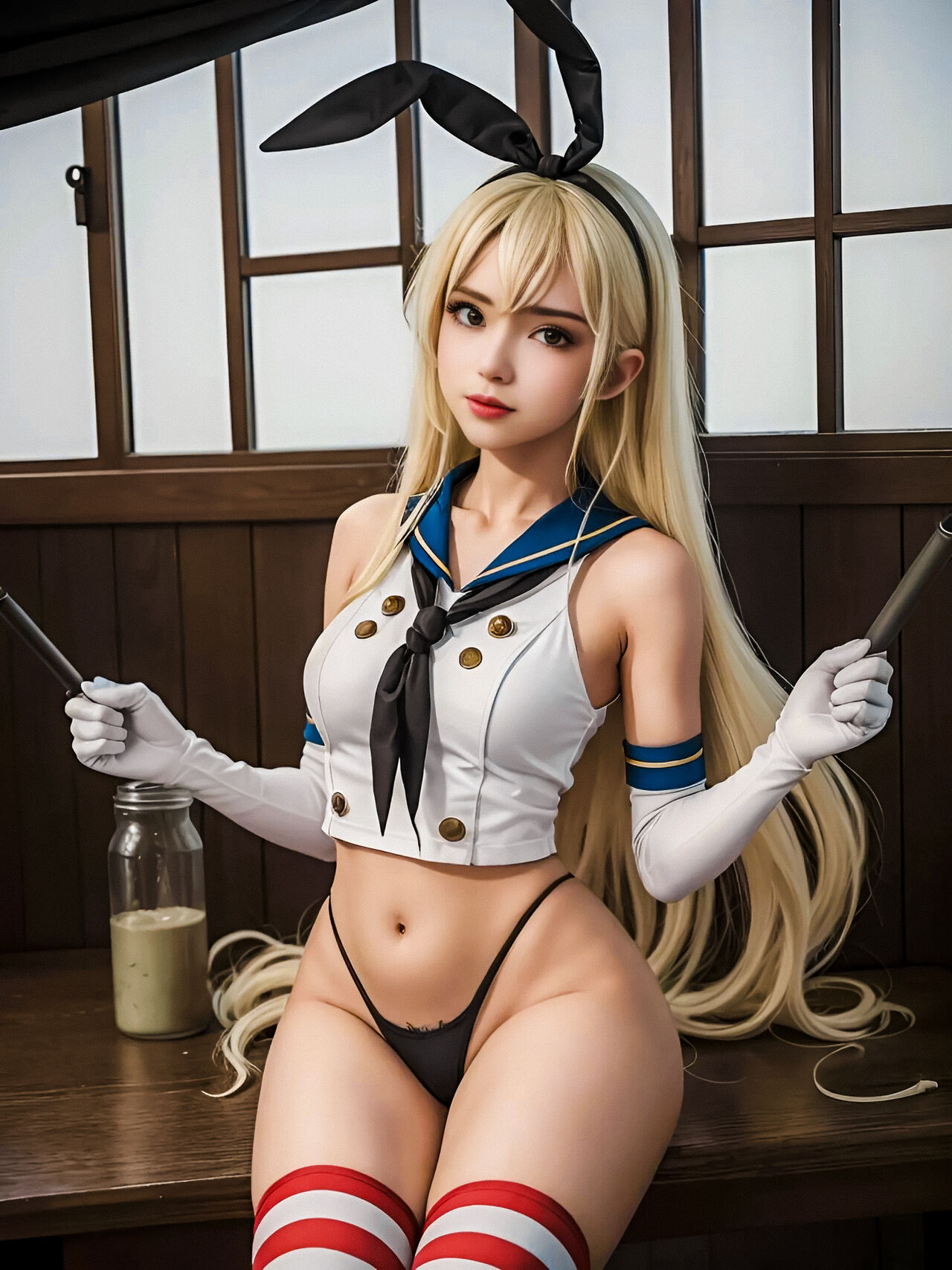 岛风 AI 写実少女 同じ 岛风・ぜかまし・しまかぜ・시마카제