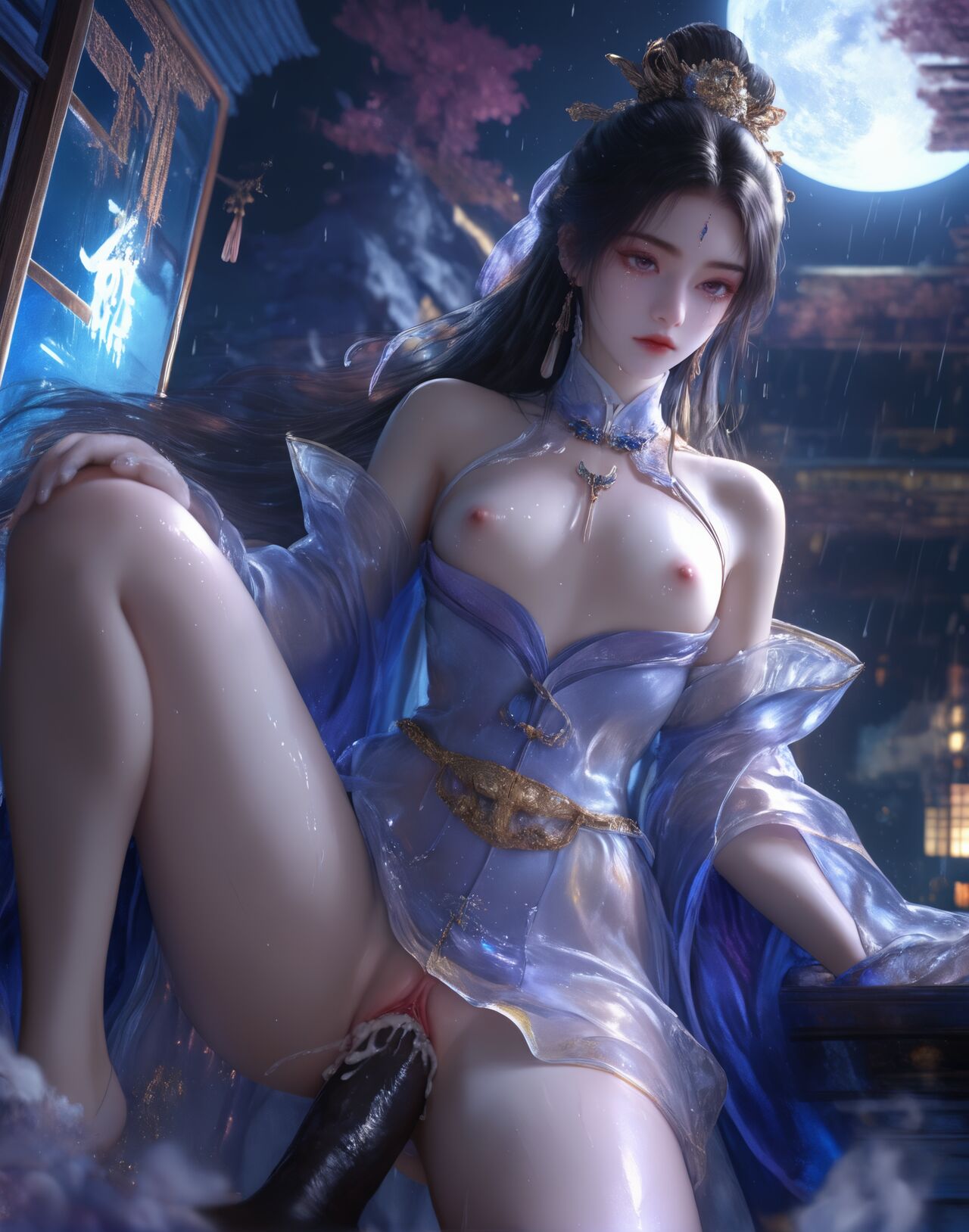 [AI Generated] 斗破苍穹 小医仙和古风美女 4