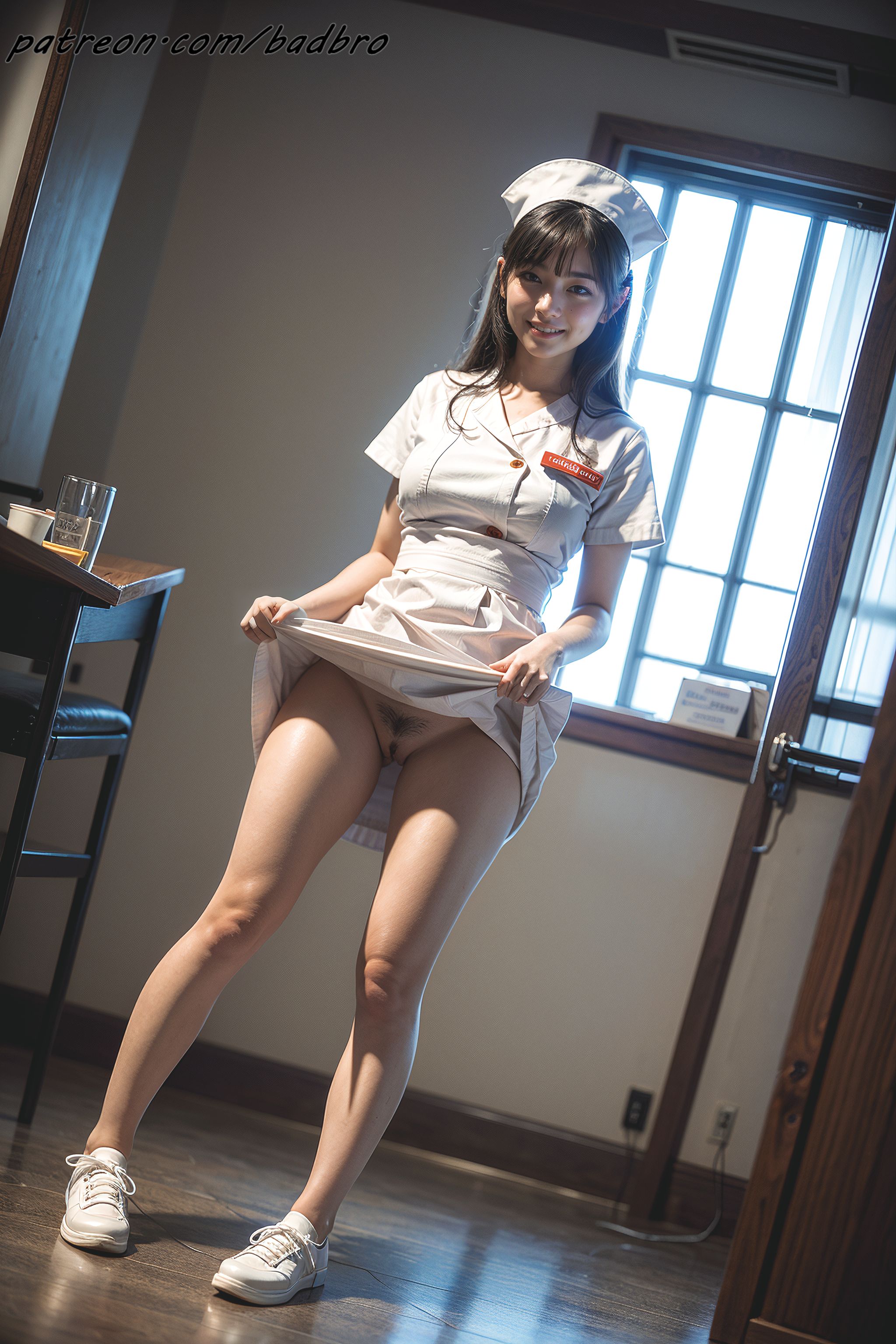 badbro_Nurse skirtlift
