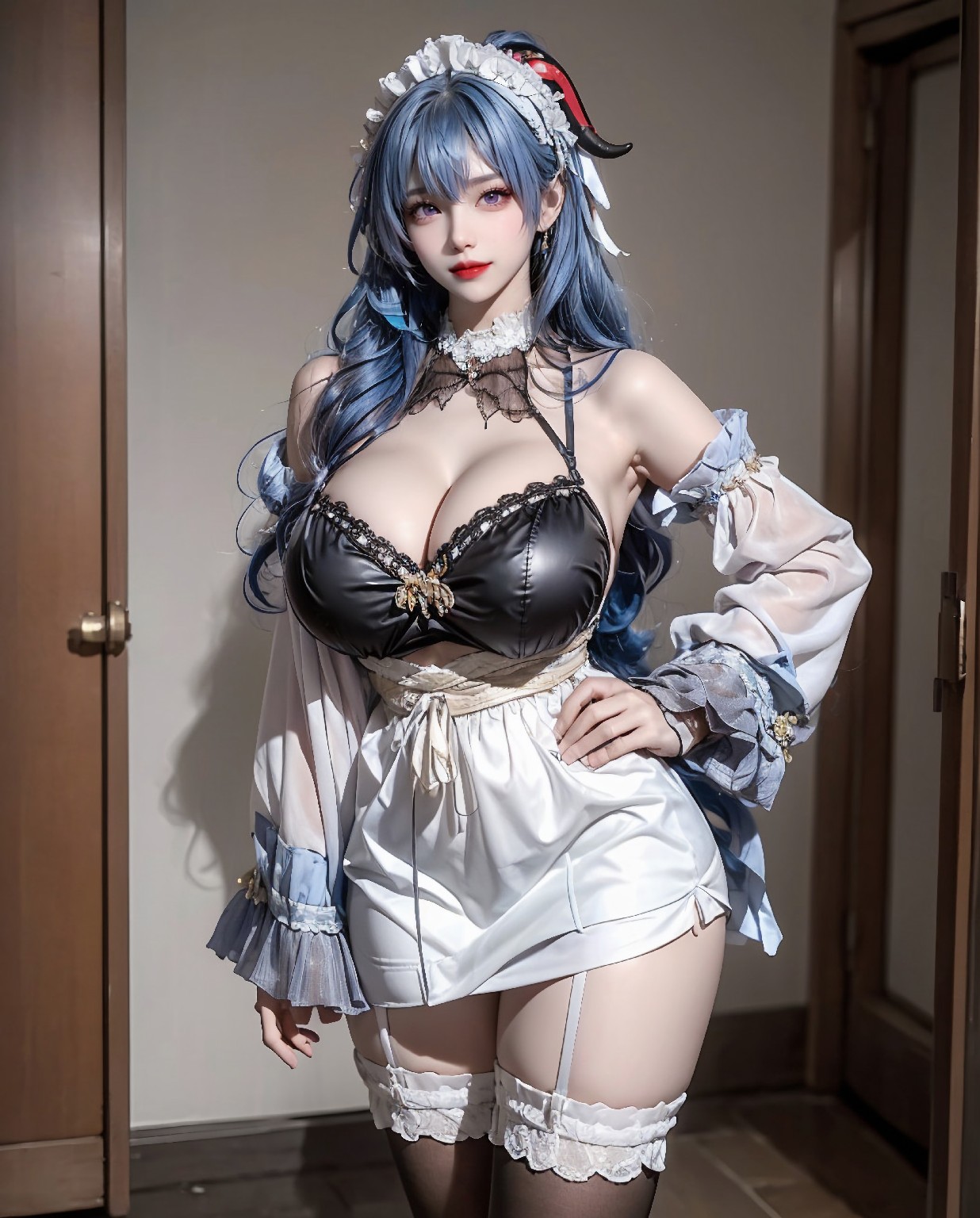 かんう(甘雨女仆装-原神)